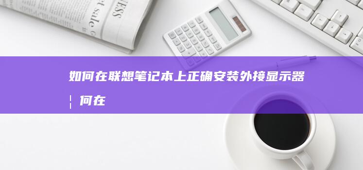 如何在联想笔记本上正确安装外接显示器 (如何在联想笔记本上下载软件)