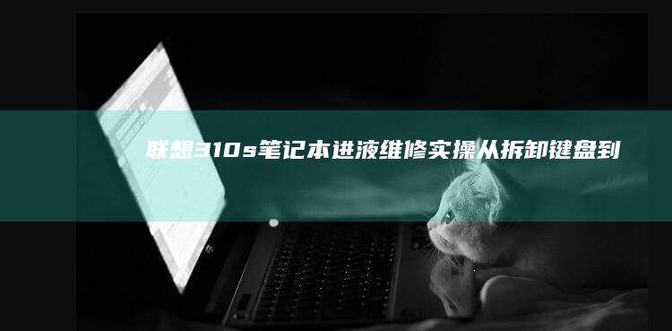 联想310s笔记本进液维修实操：从拆卸键盘到更换受损部件全流程 (联想310s笔记本)