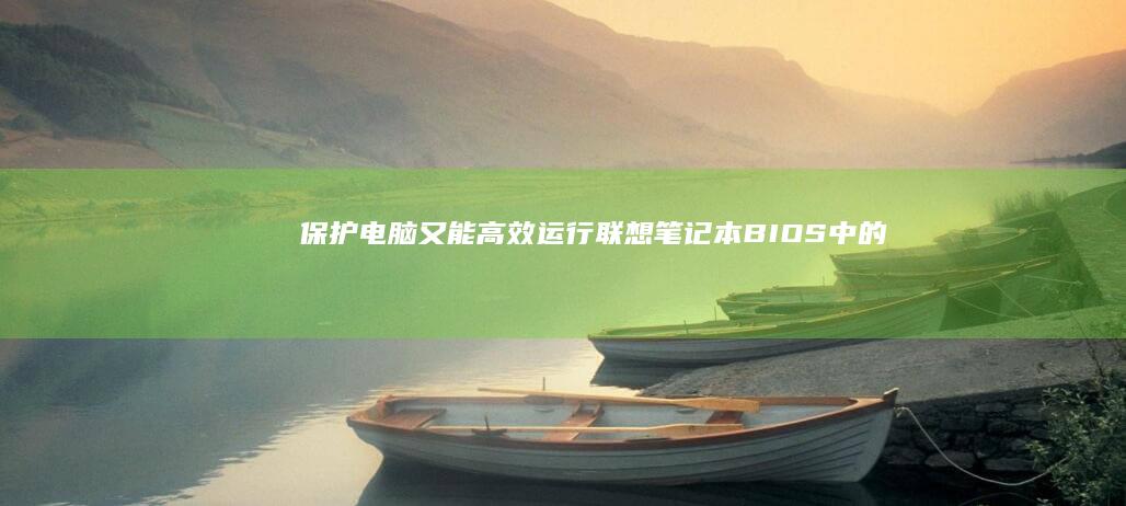 保护电脑又能高效运行：联想笔记本BIOS中的CPU性能设置技巧 (保护电脑又能用的软件)