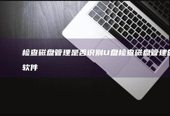 检查磁盘管理是否识别U盘 (检查磁盘管理的软件)